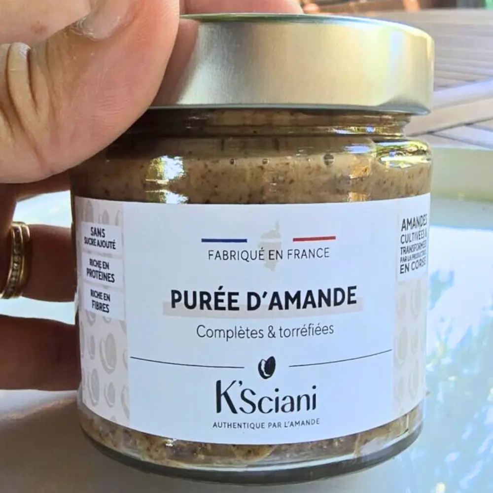 purée d'amande corse naturelle