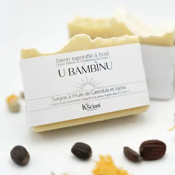 savon saponifié à l'huile de calendula et jojoba