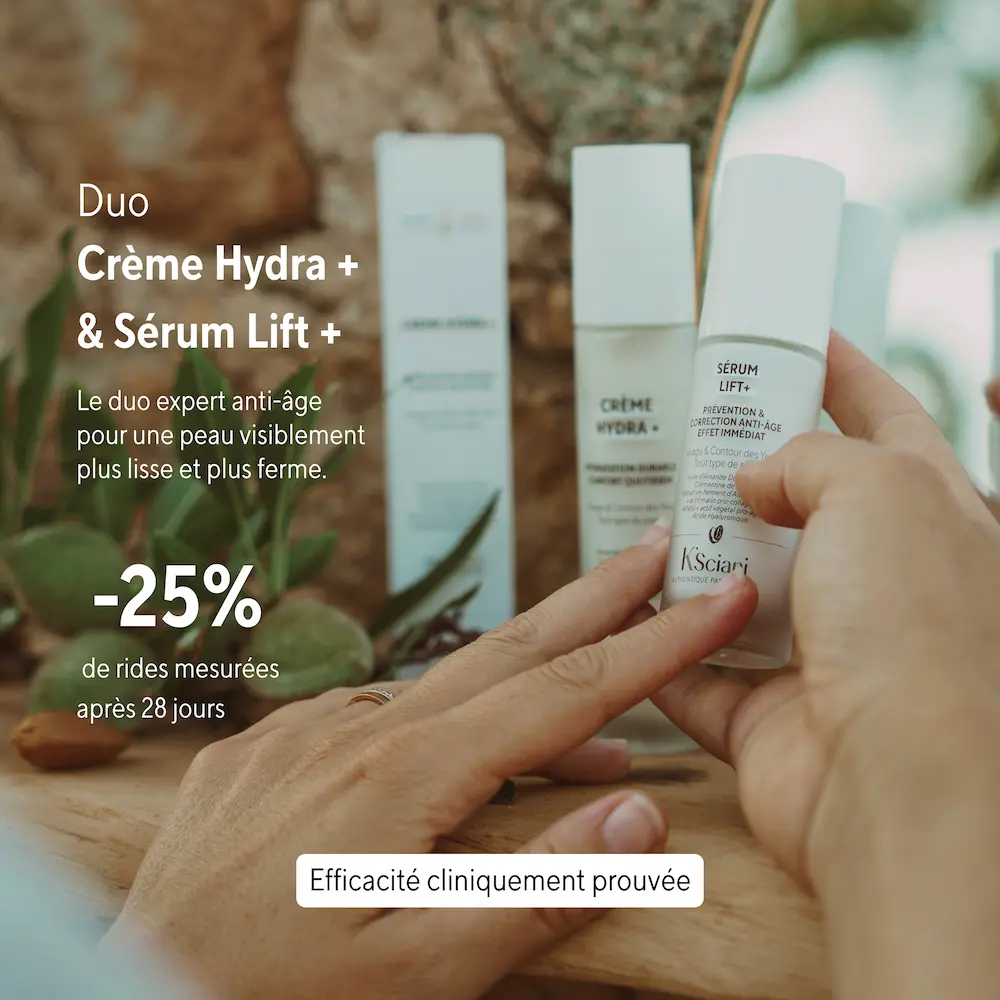 Pack Duo essentiel sérum lift + & crème hydra + – Image 2